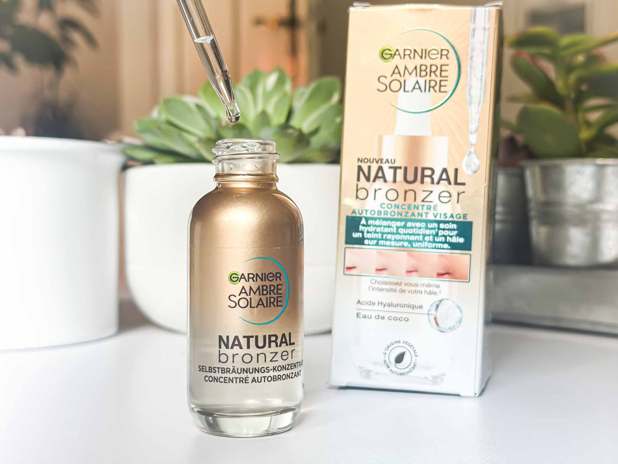 Garnier Ambre Solaire Natural Bronzer Self-Tan Face Drops – Im Test